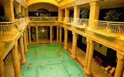 Венгрия. Будапешт, ванны отеля
«Геллерт»
